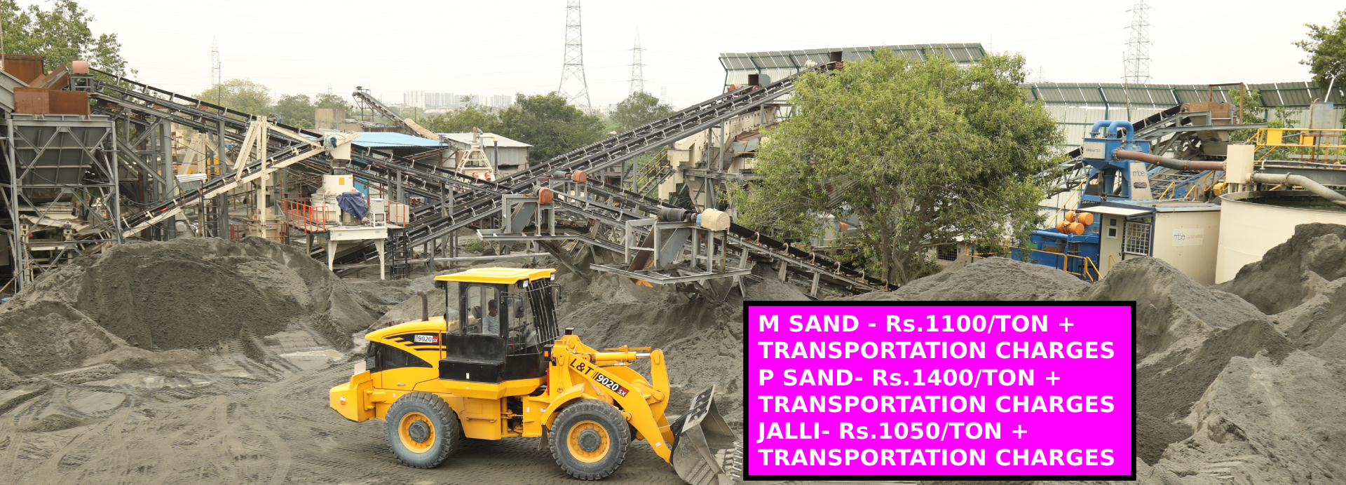Double Washed M Sand in Chennai