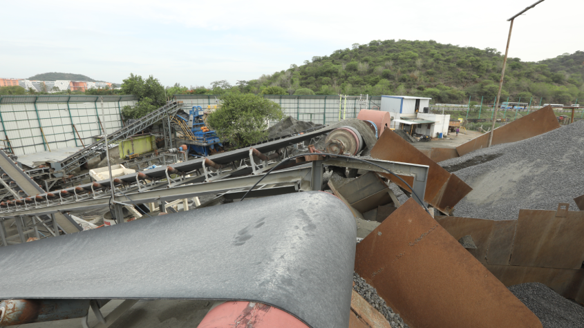 M Sand wastage for filling purpose in Chennai